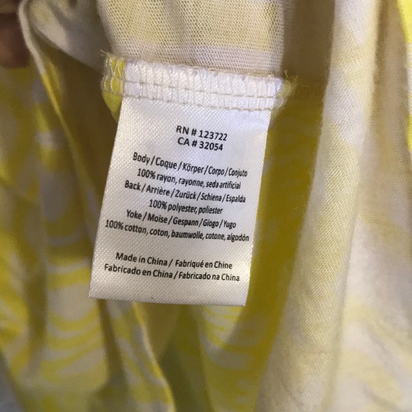 Anthro colorful yellow tank(long) - Picture 4 of 6